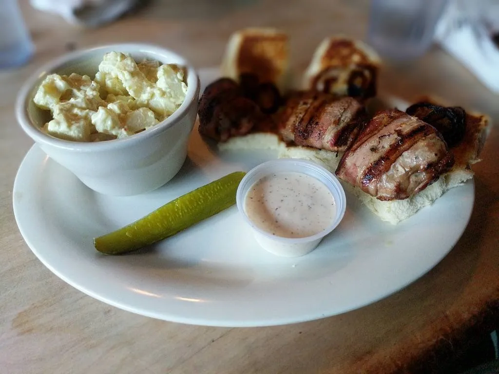 Original archive photo for Bacon Wrapped Quail Breast Sliders