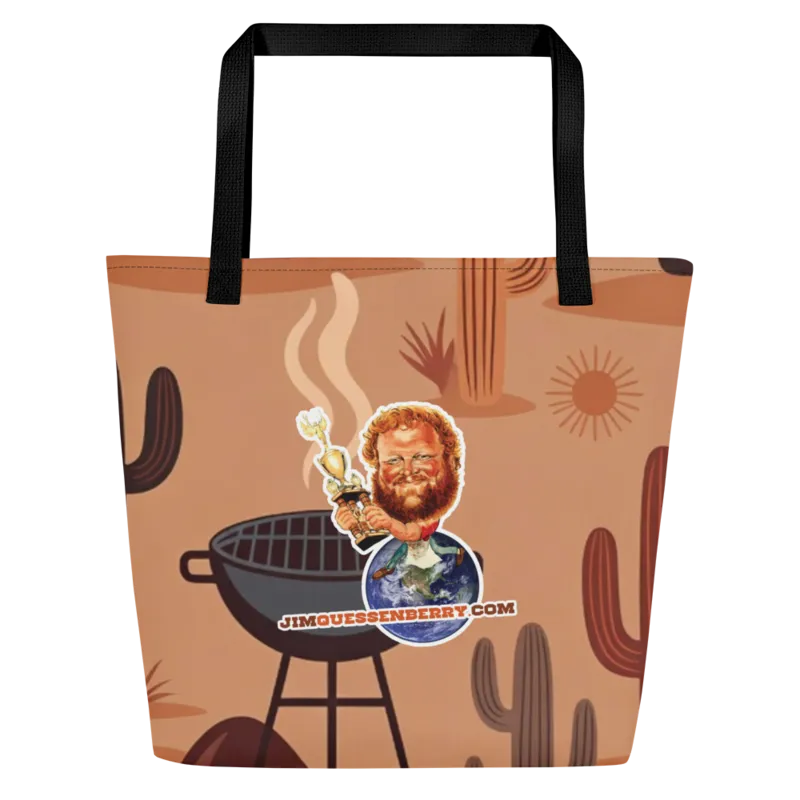 Jim Q All-Over Print Tote