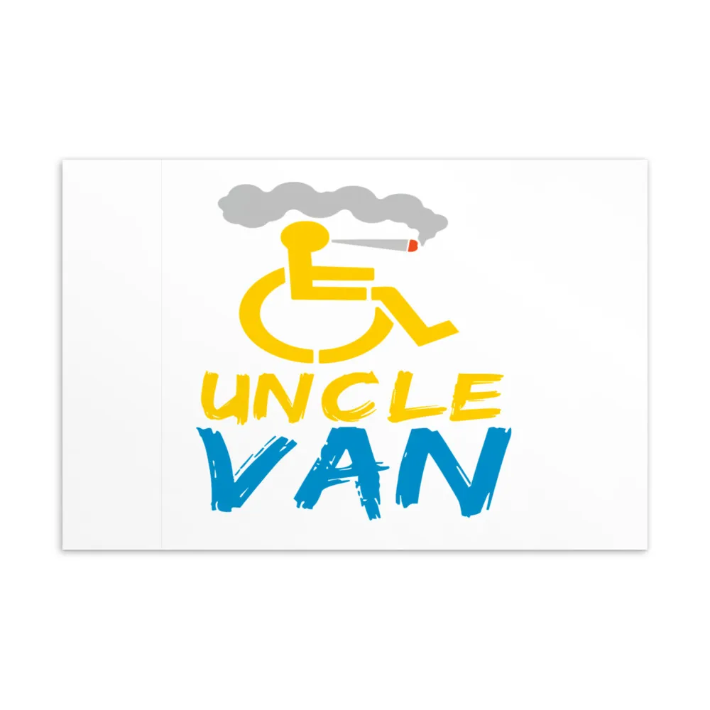 Uncle Van Recipe Postcard