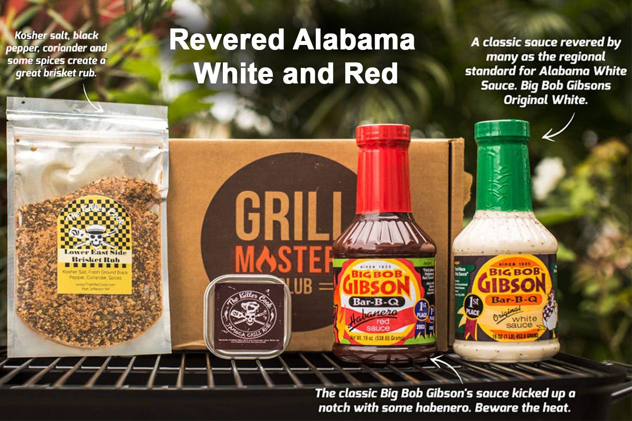 The Revered Alabama Red and White Grill Masters Club Box