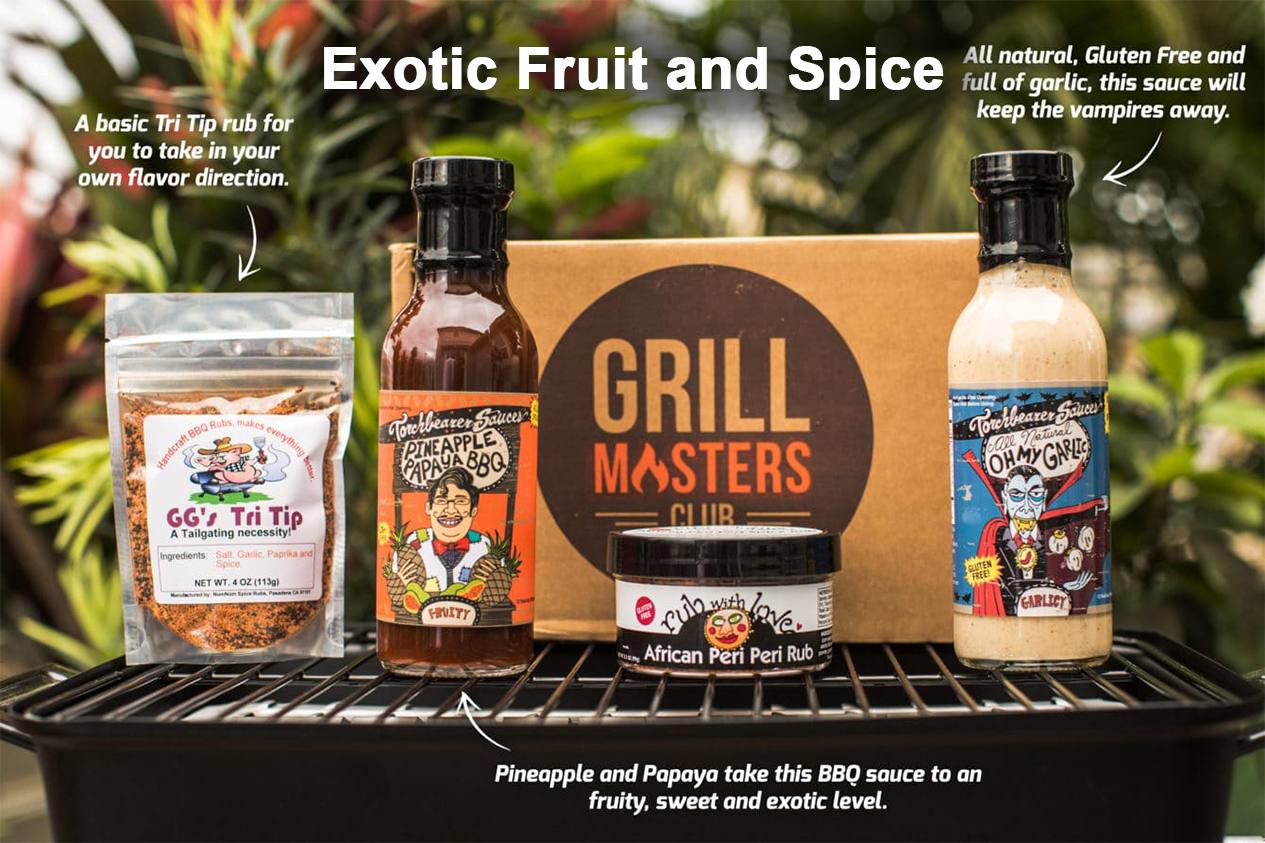 Exotic Fruit and Spice Grill Masters Club Box